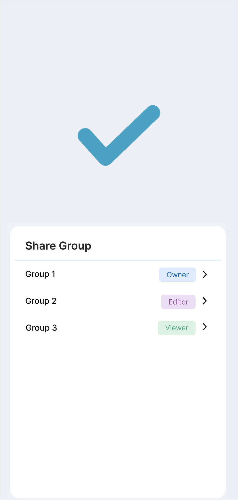 Share Groups with Others
