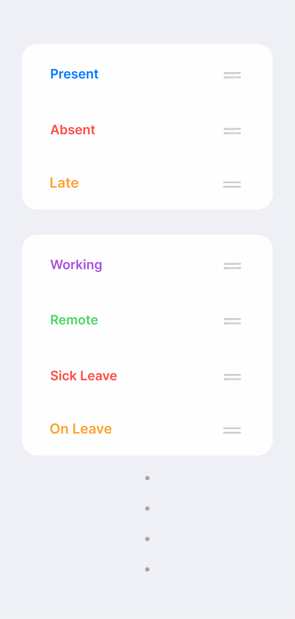 Customize Check Types
